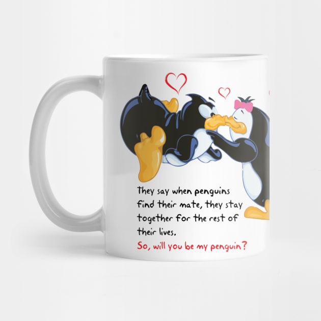 Penguin Love by AmazingArtMandi